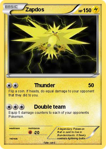 Pokemon Zapdos
