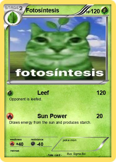 Pokemon Fotosíntesis