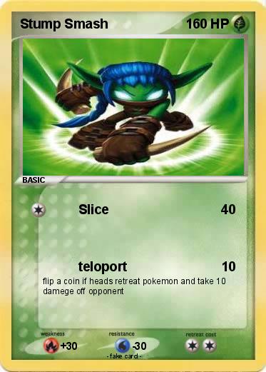 Pokemon Stump Smash