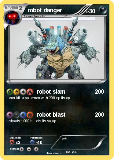 Pokemon robot danger