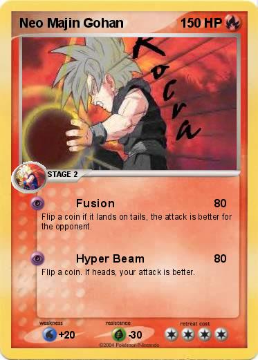 Pokemon Neo Majin Gohan