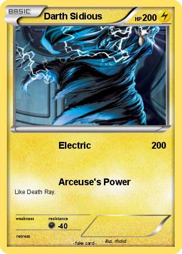 Pokemon Darth Sidious