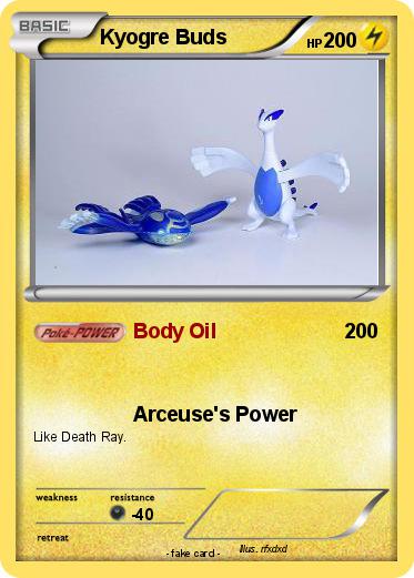 Pokemon Kyogre Buds