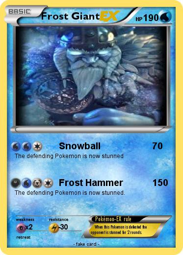 Pokemon Frost Giant