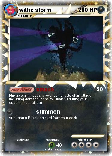 Pokemon withe storm