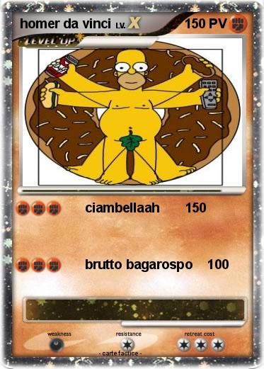 Pokemon homer da vinci