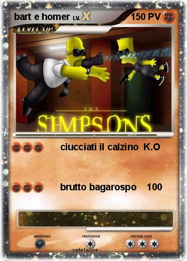 Pokemon bart e homer