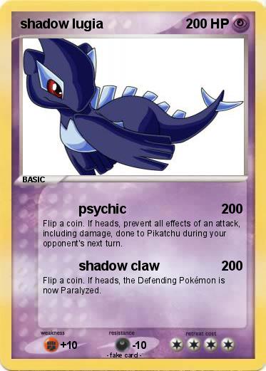 Pokemon shadow lugia