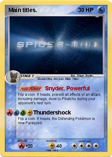 Pokemon Main titles.