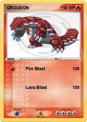 Pokemon GROUDON
