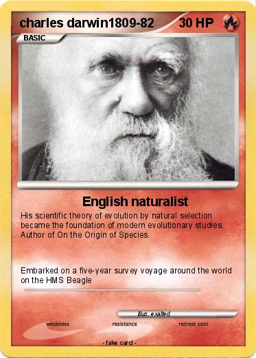 Pokemon charles darwin1809-82