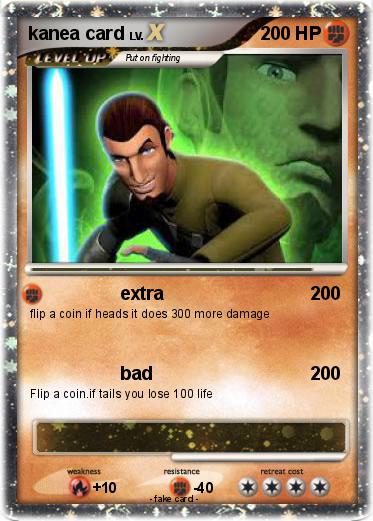 Pokemon kanea card