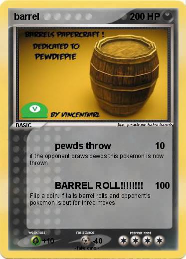 Pokemon barrel