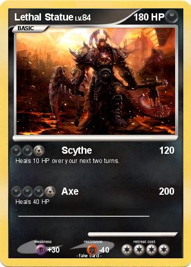 Pokemon Lethal Statue