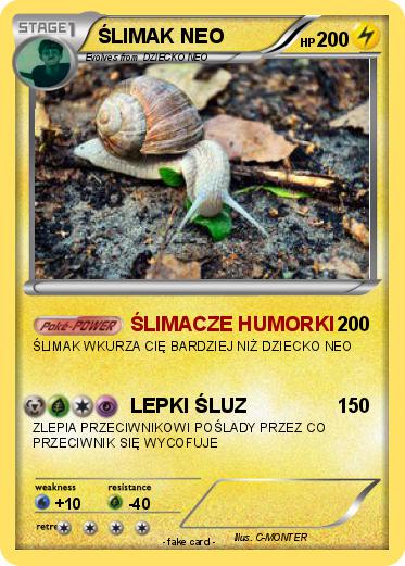Pokemon ŚLIMAK NEO