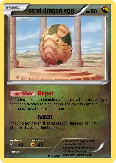 Pokemon sand dragon egg