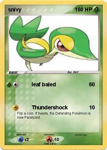 Pokemon snivy