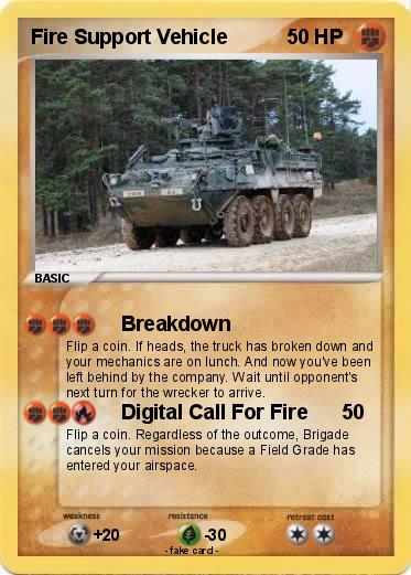 Pokemon Fire Support Vehicle