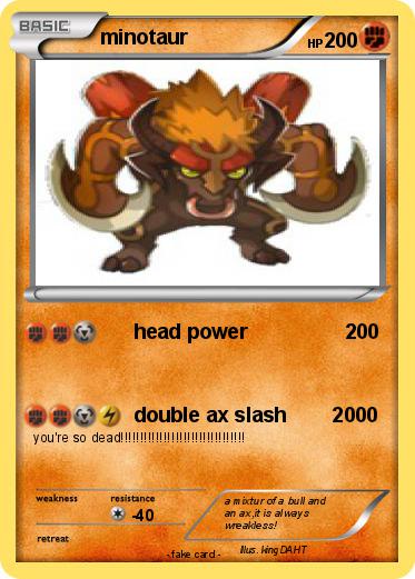 Pokemon minotaur