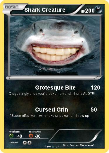 Pokemon Shark Creature