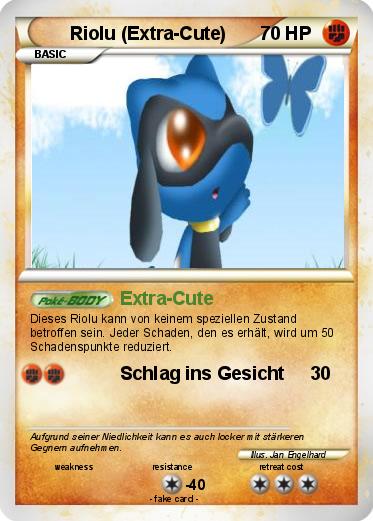 Pokemon Riolu (Extra-Cute)