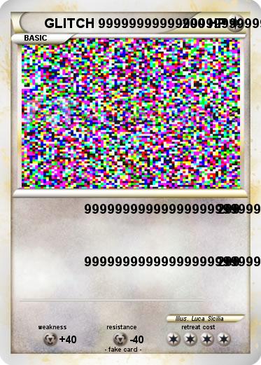 Pokemon GLITCH 999999999999999999999999999999999999999999999999