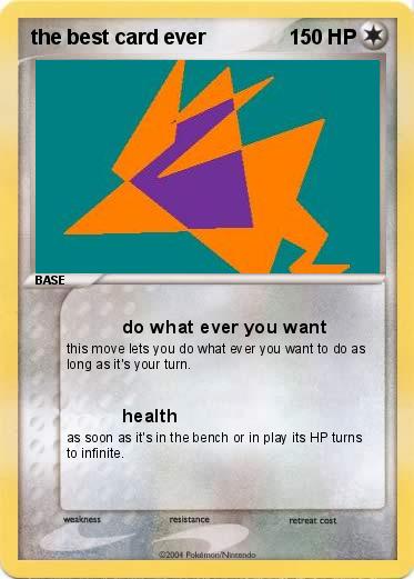 Pokemon the best card ever