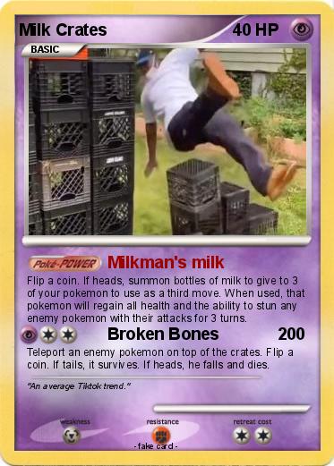 Pokemon Milk Crates