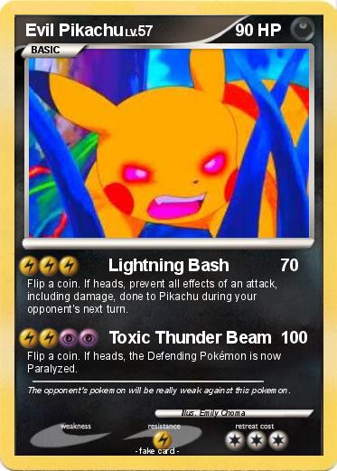 Pokemon Evil Pikachu