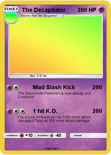Pokemon The Decapitator