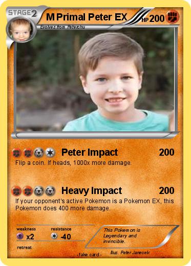 Pokemon M Primal Peter EX