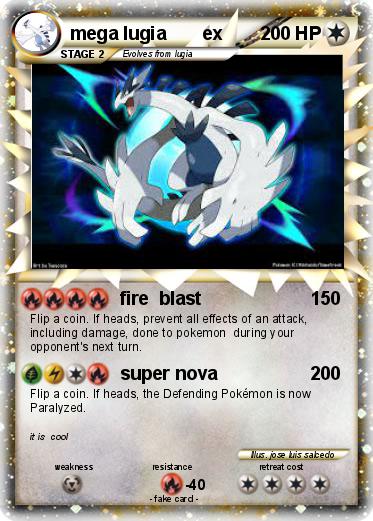 Pokemon mega lugia       ex