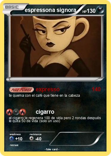 Pokemon espressona signora