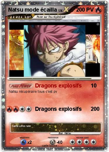 Pokemon Natsu mode écailla