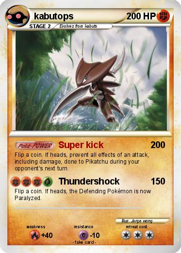 Pokemon kabutops