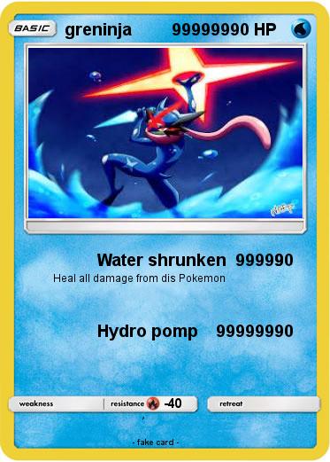 Pokemon greninja         999999