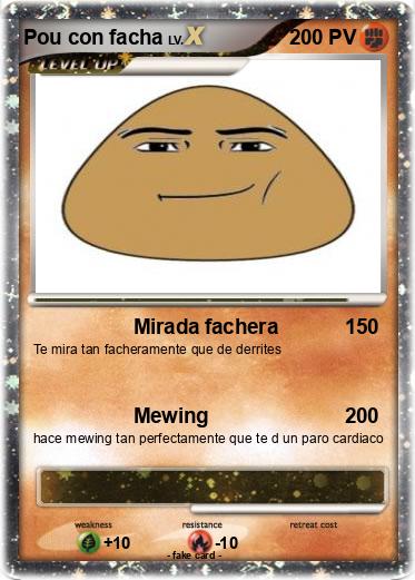 Pokemon Pou con facha