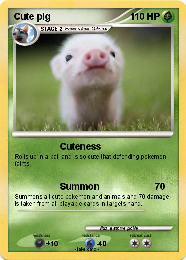 Pokemon Cute pig