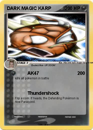 Pokemon DARK MAGIC KARP