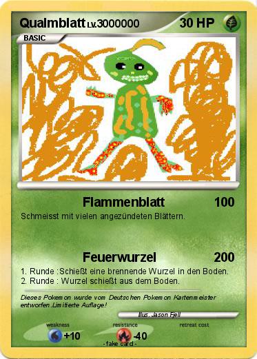 Pokemon Qualmblatt