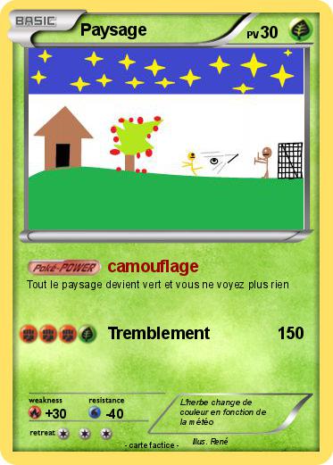 Pokemon Paysage