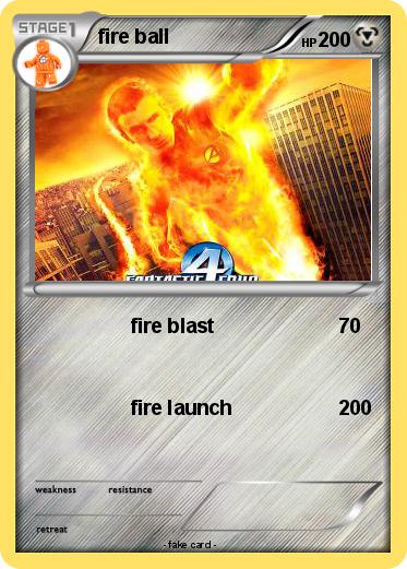 Pokemon fire ball