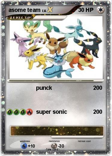 Pokemon asome team