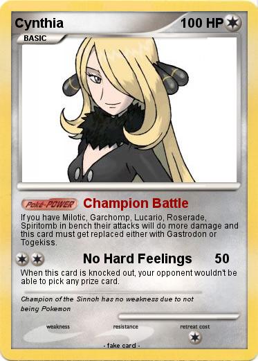 Pokemon Cynthia