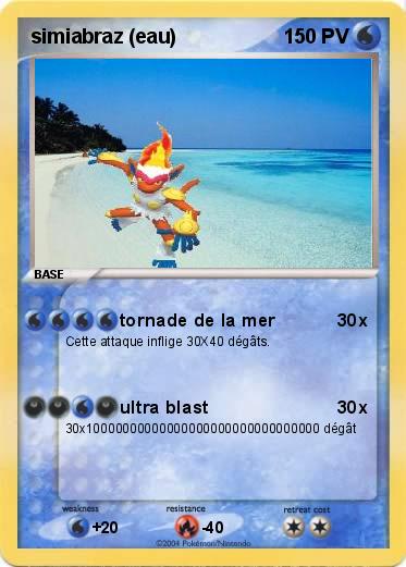 Pokemon simiabraz (eau)