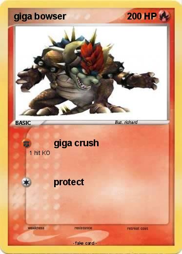 Pokemon giga bowser