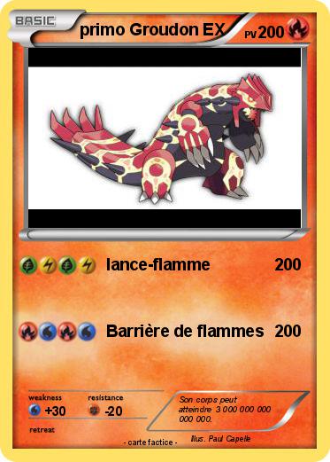 Pokemon primo Groudon EX