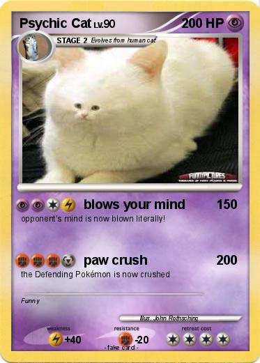 Pokemon Psychic Cat