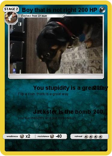 Pokemon Boy that is not right