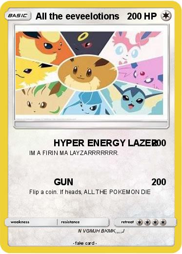 Pokemon All the eeveelotions